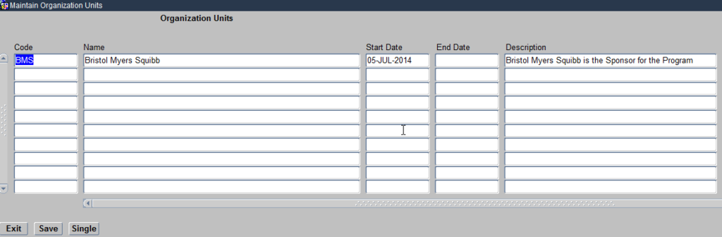 Create Organizational Units