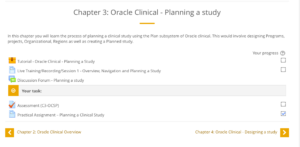 LMS Modules - Oracle Clinical Program