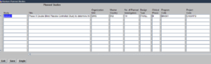 Create Planned Study